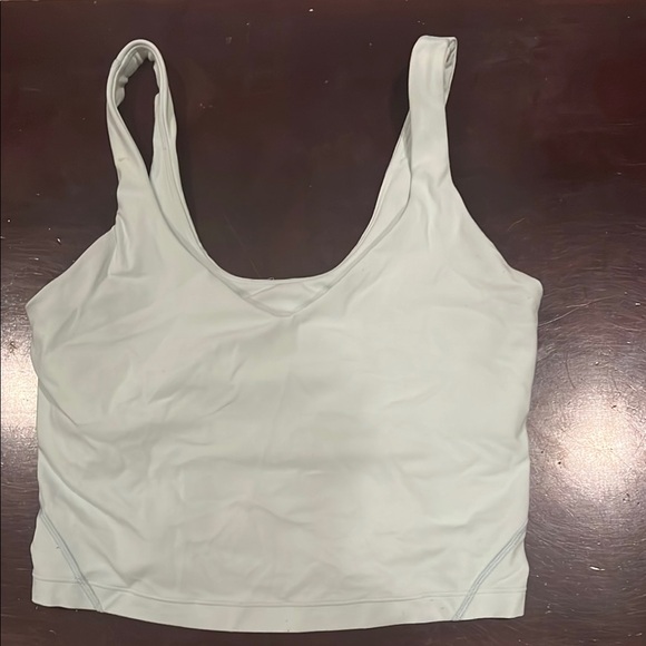Light mint green Align tank with built in bra - Picture 1 of 1